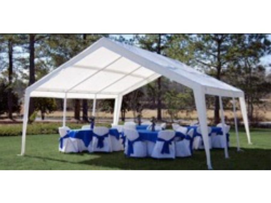 20' x 20' Standard A-Frame Tent set up for an event in Connecticut