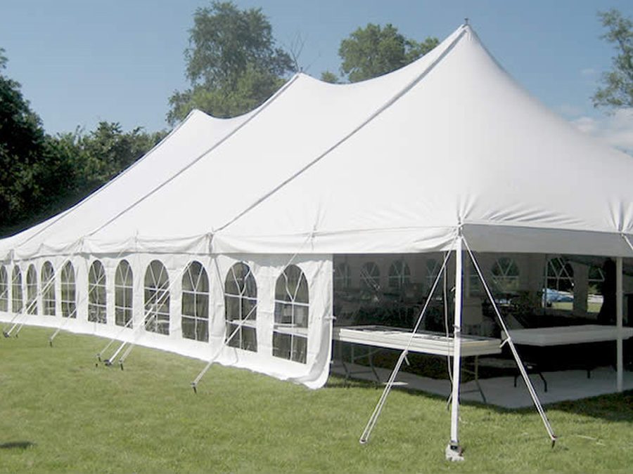 40' x 80' Century Tent set up for an event in Connecticut